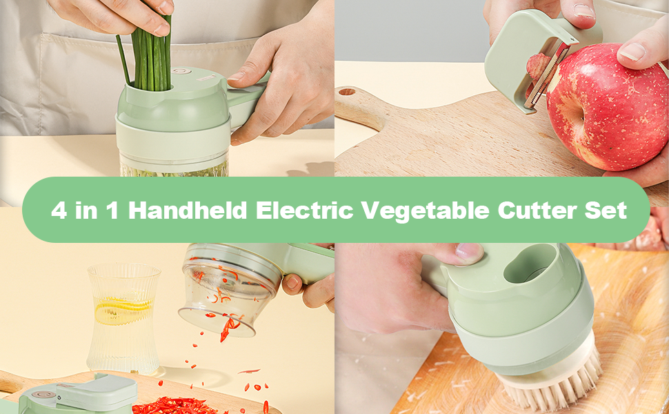 4in1 electric vegetable cutter